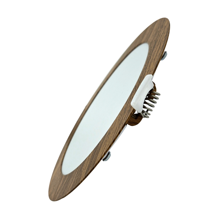 Lampada LED da incasso CIRCLE LED/12W/230V 4200K diametro 16,7 cm marrone