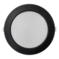 Lampada LED da incasso CIRCLE LED/18W/230V 4000K diametro 22 cm nero