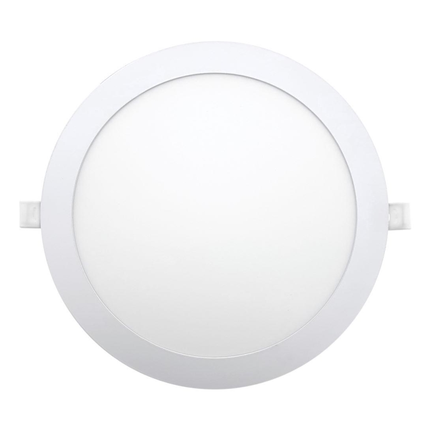 Lampada LED da incasso CIRCLE LED/24W/230V 6500K diametro 30 cm bianco