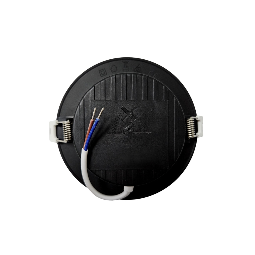 Lampada LED da incasso CIRCLE LED/6W/230V 4000K diametro 12 cm nero