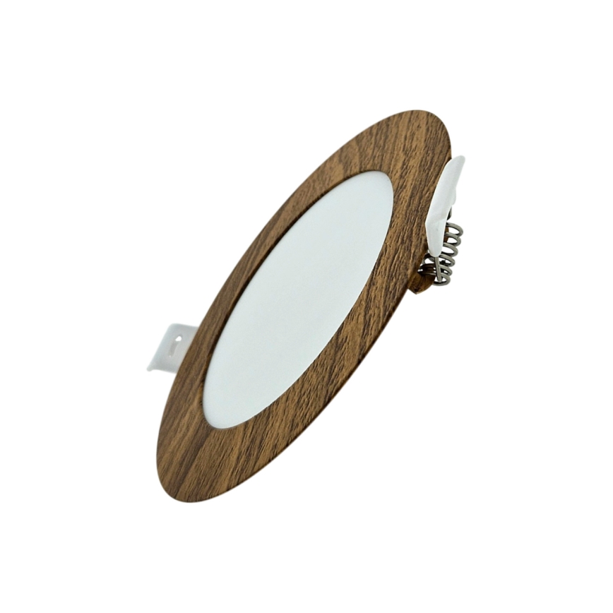 Lampada LED da incasso CIRCLE LED/6W/230V 4200K diametro 11,8 cm marrone