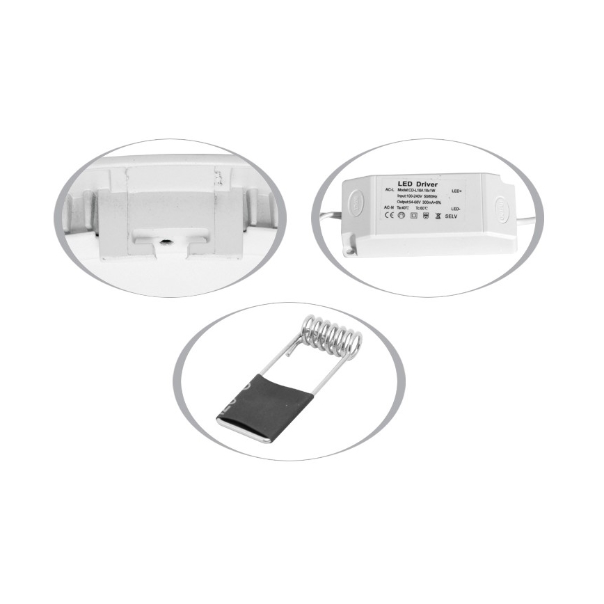 Lampada LED da incasso per bagni LADA LED/25W/230V 4100K IP44