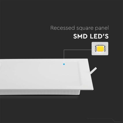 Lampada LED da incasso LED/12W/230V 4000K