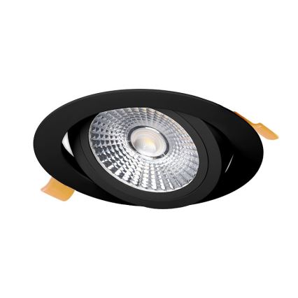Lampada LED da incasso LED/6W/230V 3000K diametro 8,5 cm nero