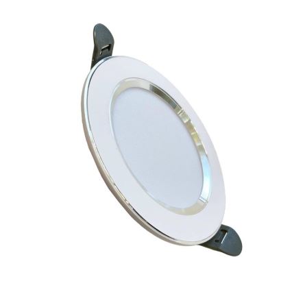 Lampada LED da incasso LED/7,5W/230V 4000K bianco/argento