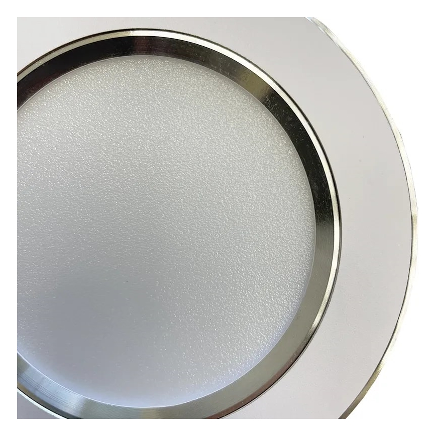 Lampada LED da incasso LED/7,5W/230V 4000K bianco/argento
