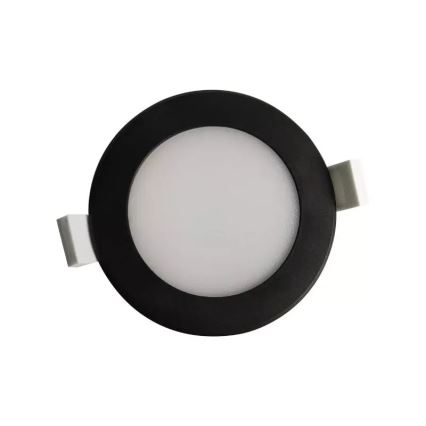 Lampada LED da incasso per bagni LED/7W/230V 4000K nero IP44