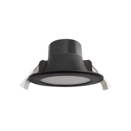 Lampada LED da incasso per bagni LED/7W/230V 4000K nero IP44