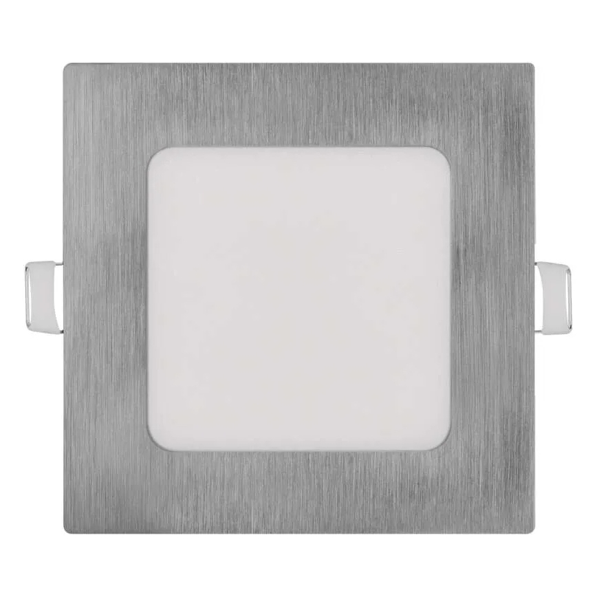 Lampada LED da incasso per controsoffitto NEXXO LED/7W/230V 3000/3500/4000K argento 12x12 cm