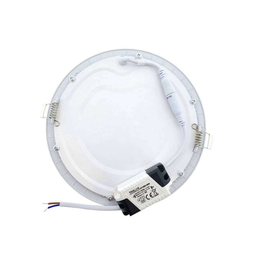 Lampada LED da incasso QTEC LED/12W/230V 6500K diametro 16,7 cm