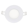 Lampada LED da incasso QTEC LED/3W/230V 2700K diametro 8,3 cm