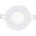 Lampada LED da incasso QTEC LED/3W/230V 4200K diametro 8,3 cm