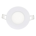 Lampada LED da incasso QTEC LED/3W/230V 4200K diametro 8,3 cm