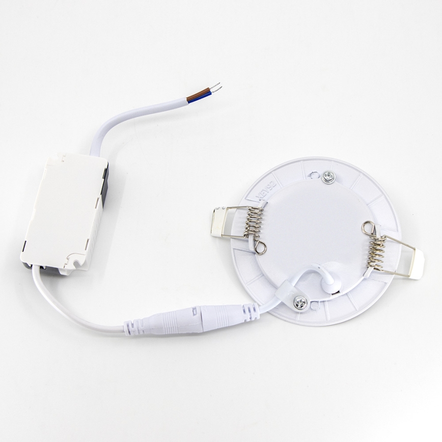 Lampada LED da incasso QTEC LED/3W/230V 4200K diametro 8,3 cm