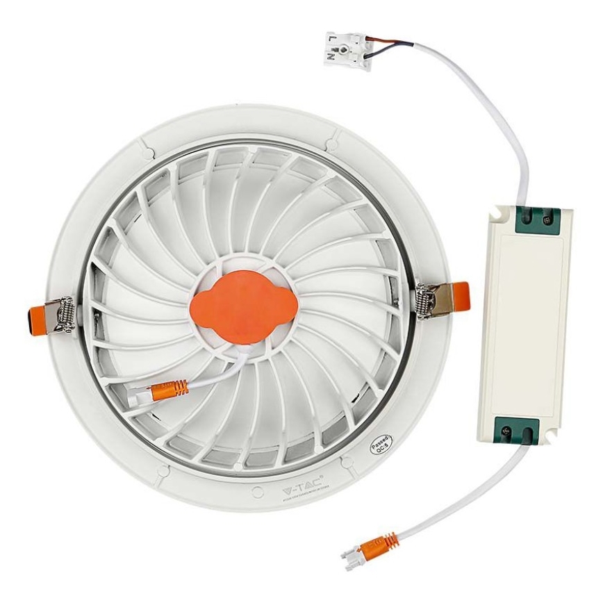 Lampada LED da incasso SAMSUNG CHIP LED/10W/230V 3000K