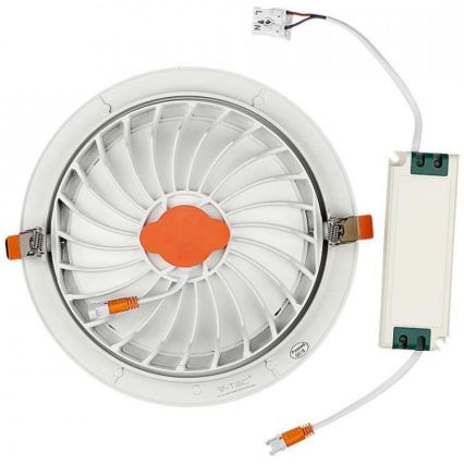 Lampada LED da incasso SAMSUNG CHIP LED/20W/230V 6400K