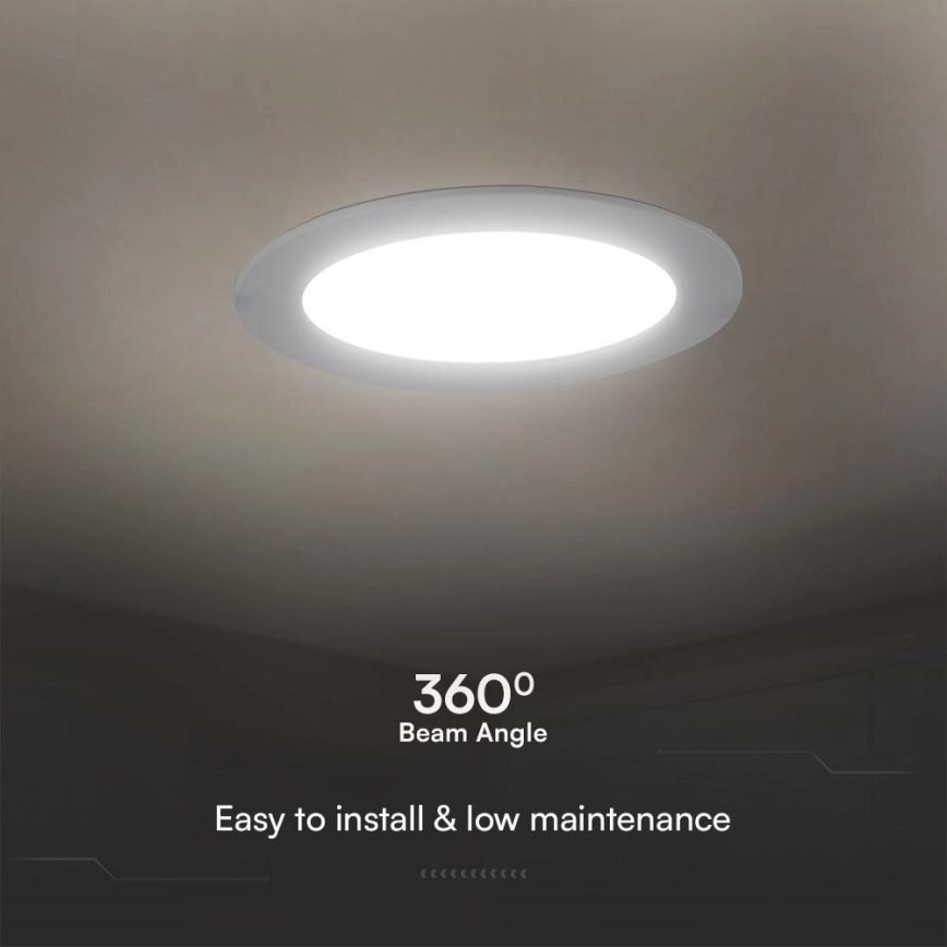 Lampada LED da incasso SAMSUNG CHIP LED/24W/230V 4000K diametro 29,4 cm bianco