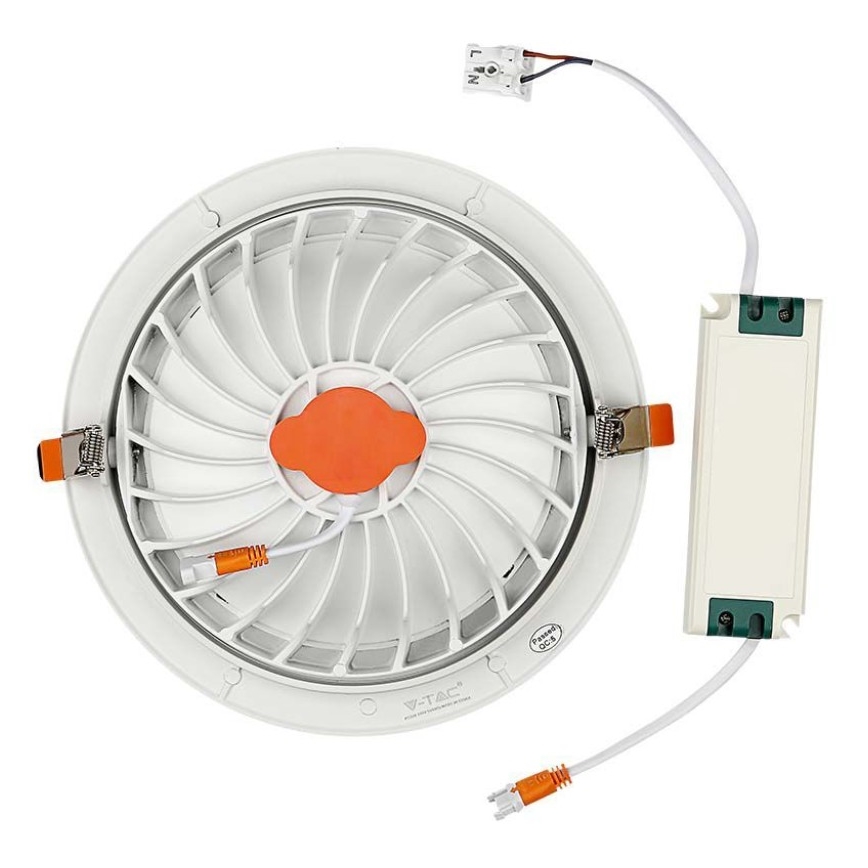 Lampada LED da incasso SAMSUNG CHIP LED/30W/230V 6400K