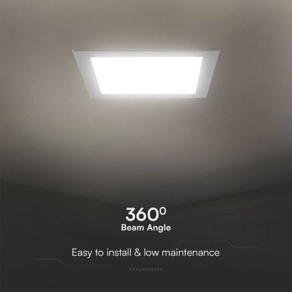 Lampada LED da incasso SAMSUNG CHIP LED/3W/230V 4000K 9x9 cm bianco