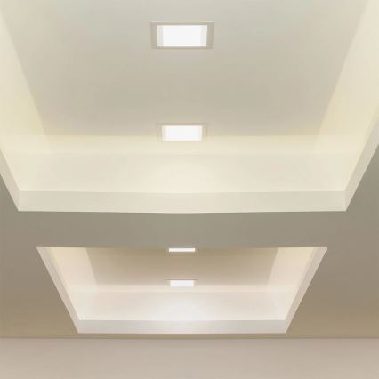 Lampada LED da incasso SAMSUNG CHIP LED/3W/230V 6500K 9x9 cm bianco