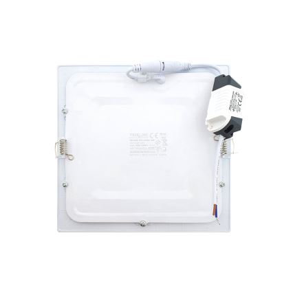 Lampada LED da incasso SQUARE LED/15W/230V 4200K 18,8x18,8 cm bianco