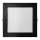 Lampada LED da incasso SQUARE LED/18W/230V 4000K 22x22 cm nero