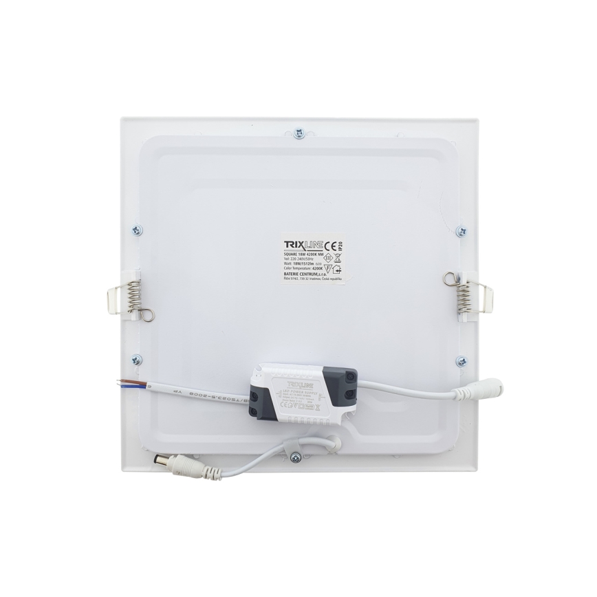 Lampada LED da incasso SQUARE LED/18W/230V 4200K 22x22 cm bianco