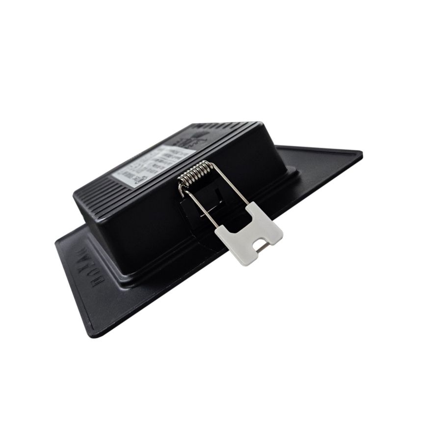 Lampada LED da incasso SQUARE LED/6W/230V 4000K 12x12 cm nero