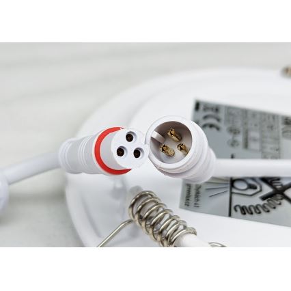 Lampada LED da incasso VEGA LED/12W/230V 2900/3900/5800K diametro 17,5 cm bianco