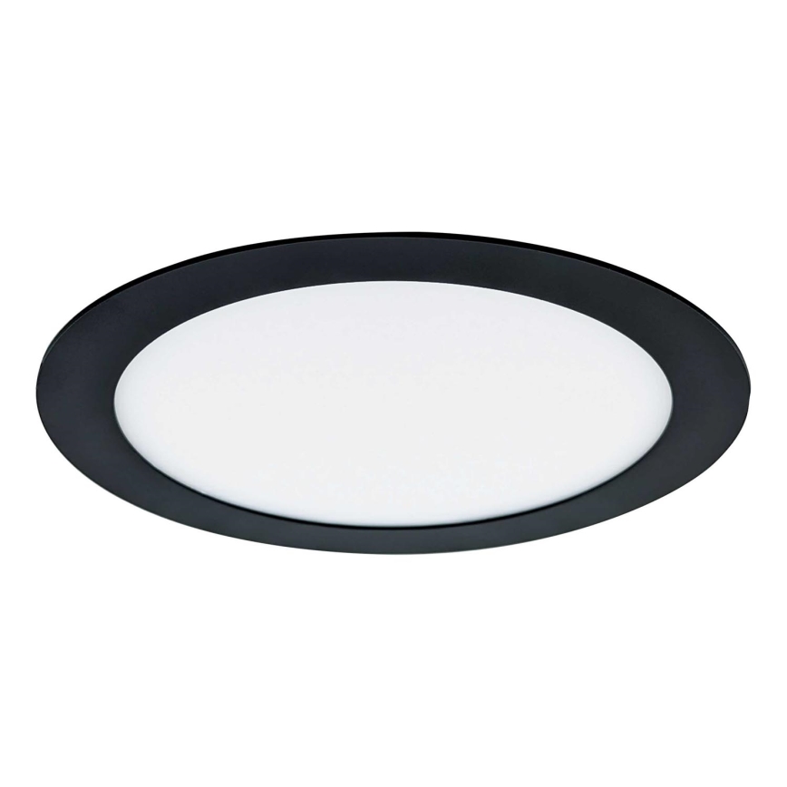 Lampada LED da incasso VEGA LED/18W/230V 2900/3900/5800K diametro 22,5 cm nero