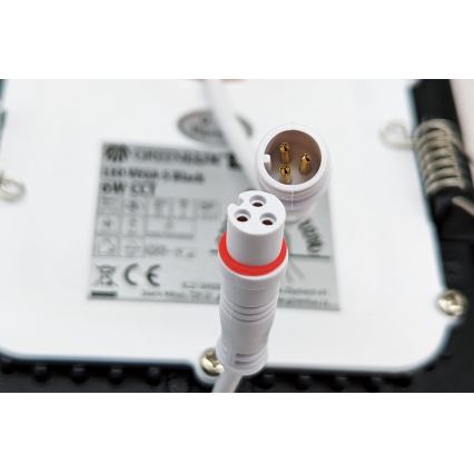 Lampada LED da incasso VEGA LED/18W/230V 2900/3900/5800K diametro 22,5 cm nero