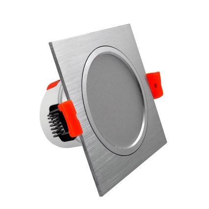 Lampada LED da incasso VENUS LED/7W/230V argento squadrato