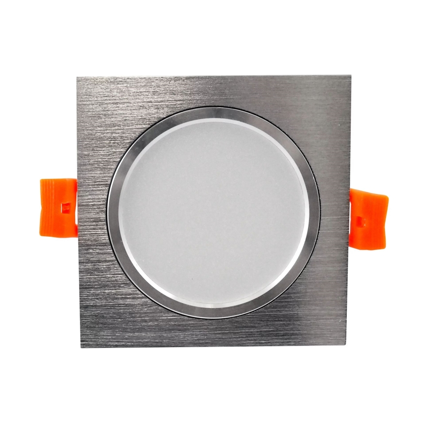 Lampada LED da incasso VENUS LED/7W/230V argento squadrato