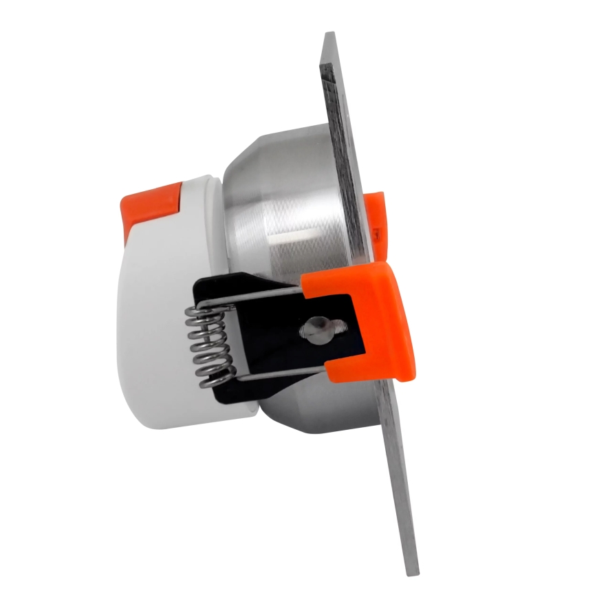 Lampada LED da incasso VENUS LED/7W/230V argento squadrato