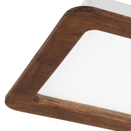 Lampada da incasso LED WOODY SPOT LED/17W/230V 3000K ciliegio 18,5x18,5 cm