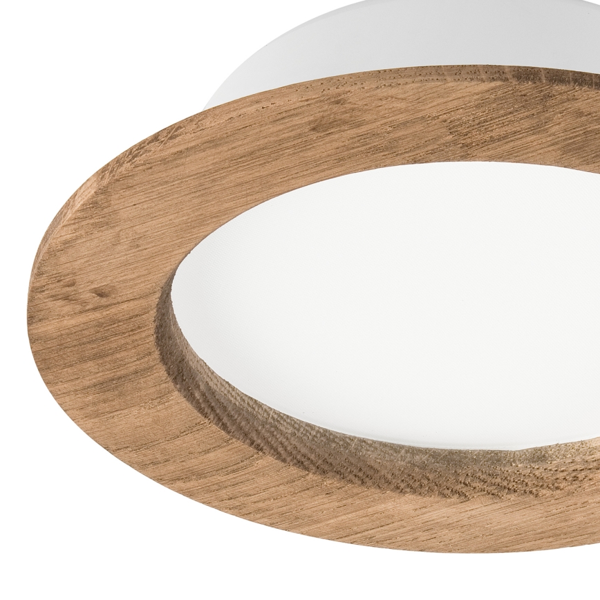 Lampada da incasso LED WOODY SPOT LED/12,5W/230V 3000K noce ? 16 cm