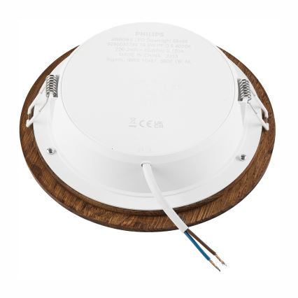Lampada LED da incasso WOODY SPOT LED/16,5W/230V 4000K ciliegio ø 18,5 cm