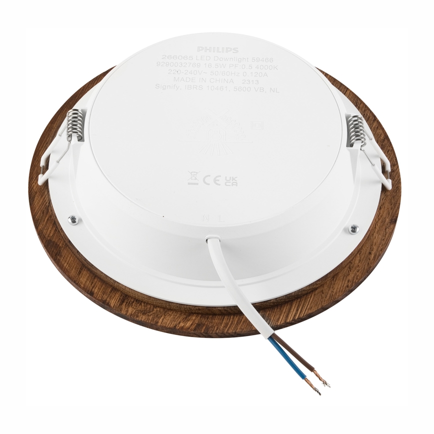 Lampada LED da incasso WOODY SPOT LED/16,5W/230V 4000K ciliegio ø 18,5 cm