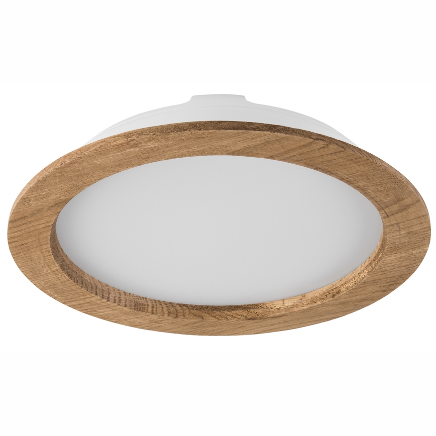 Lampada LED da incasso WOODY SPOT LED/23,5W/230V 4000K noce ø 23,5 cm