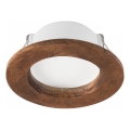 Lampada LED da incasso WOODY SPOT LED/5,5W/230V 4000K ciliegio ? 10 cm