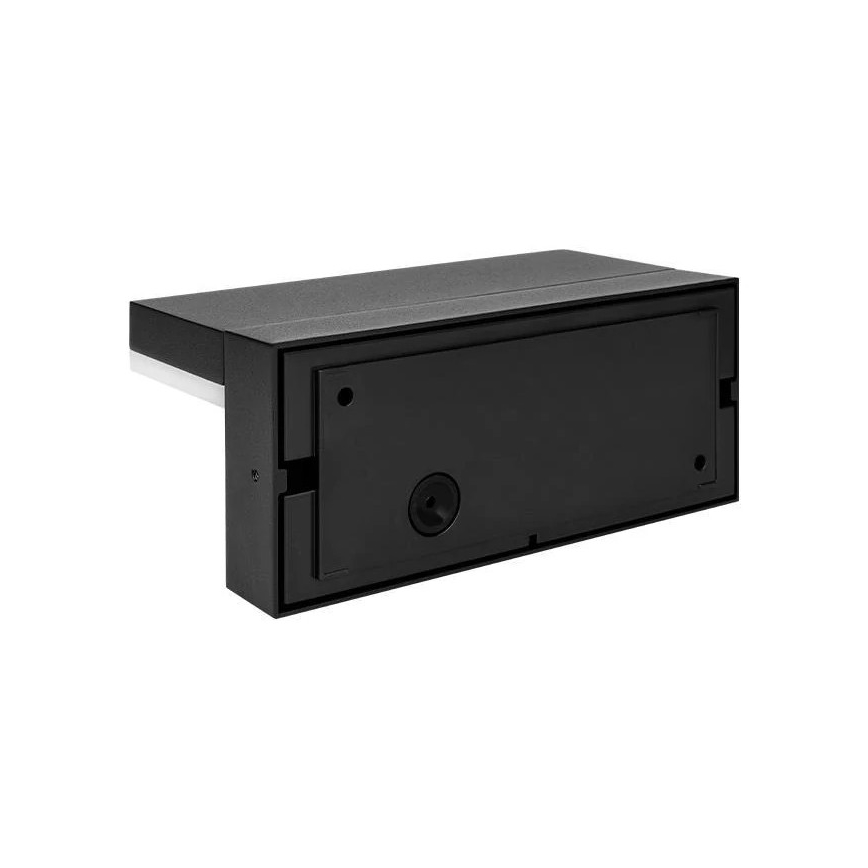Lampada LED da parete per esterni con sensore HESTIO LED/9W/230V 4000K IP44 nera