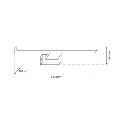 Lampada LED da quadro PINTO LED/12W/230V bianco