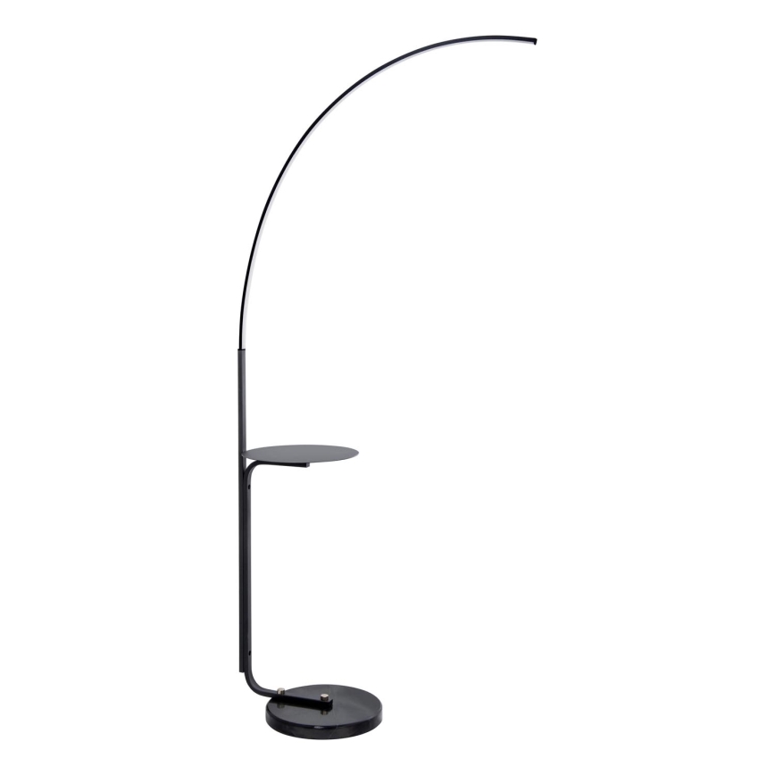 Lampada LED da terra con tavolo LED/20W/230V 3000-6500K nero