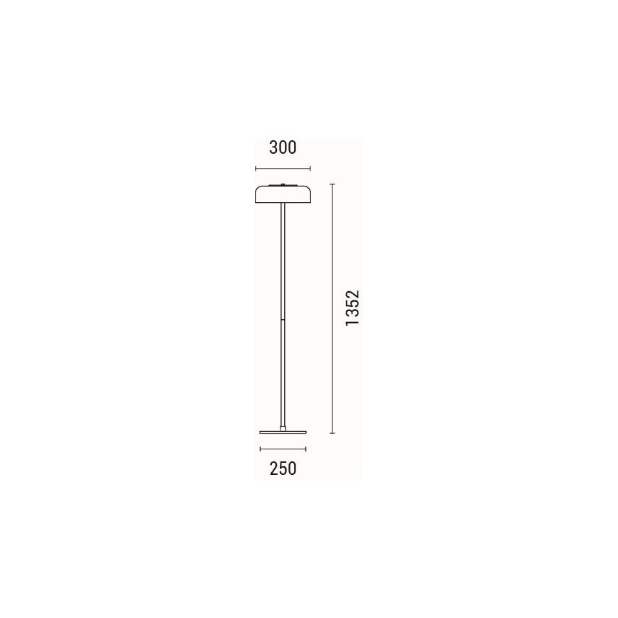 Lampada LED da terra LED/8W/230V 3000K