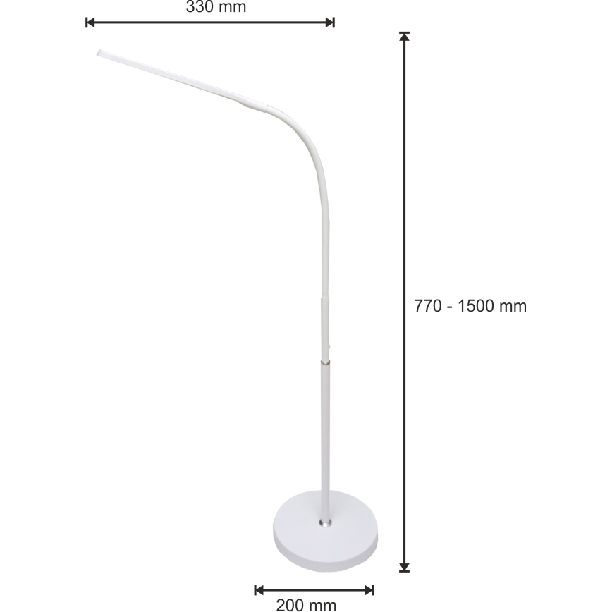 Lampada LED dimmerabile 3 in 1 LED/10W/230V 3000/4000/6000K CRI 90 bianco
