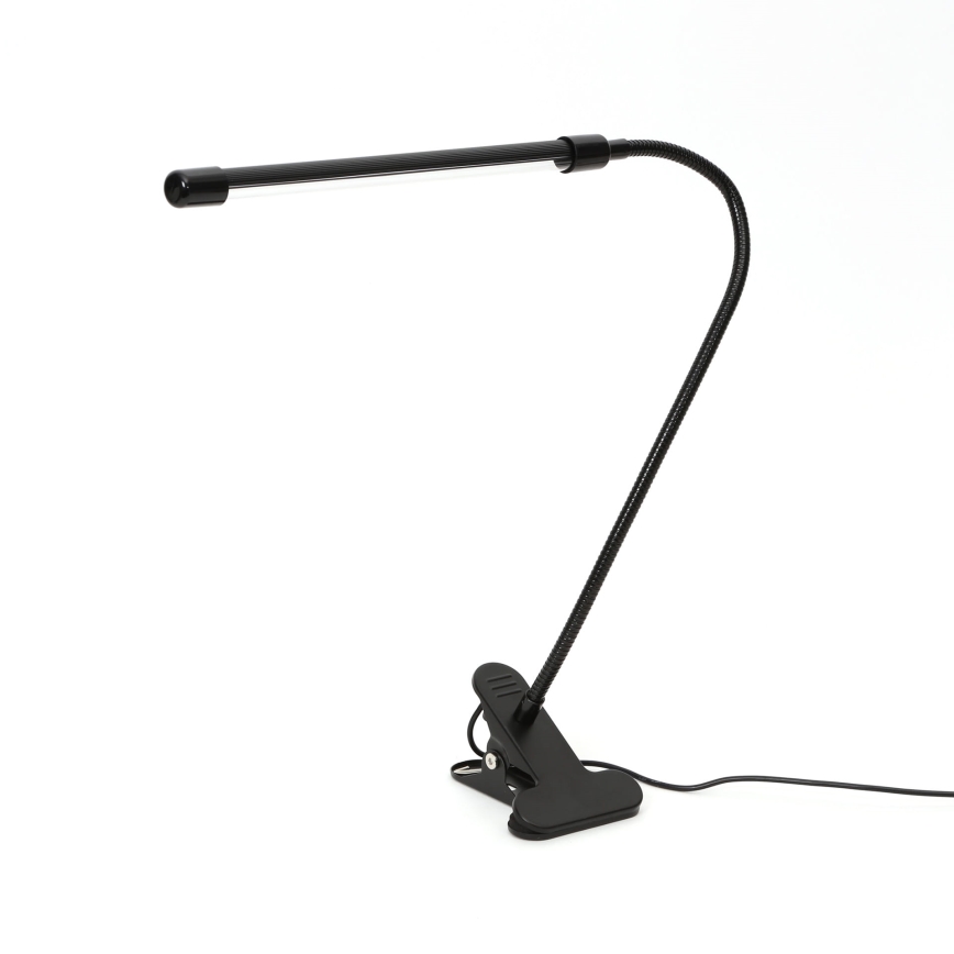 Lampada LED dimmerabile con clip per l'illuminazione delle piante LED/3W/230V nero