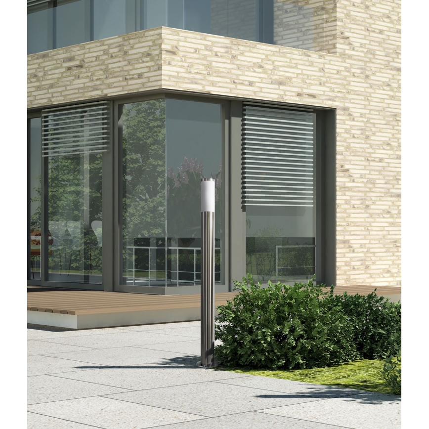 Lampada LED dimmerabile da esterno LIVIA 1xE27/6W/230V 2700-6500K Wi-Fi 100 cm IP44 argento