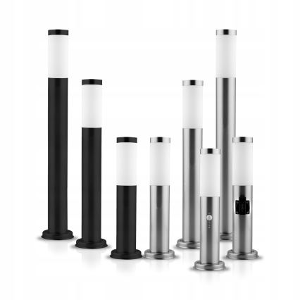 Lampada LED dimmerabile da esterno LIVIA 1xE27/6W/230V 2700-6500K Wi-Fi 100 cm IP44 argento