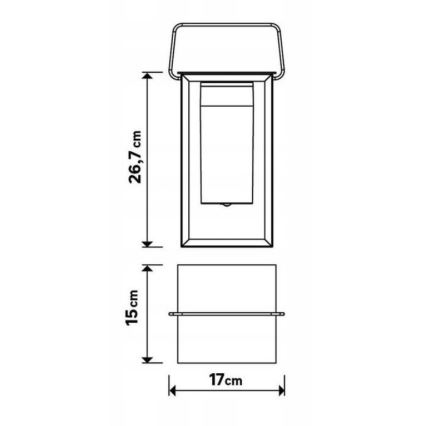 Lampada LED dimmerabile da esterno MESHY LED/2W/5V IP44