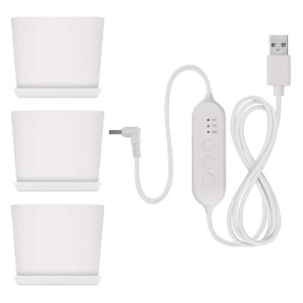 Lampada LED dimmerabile da interno per coltivazione di piante GROW LED/7W/5V